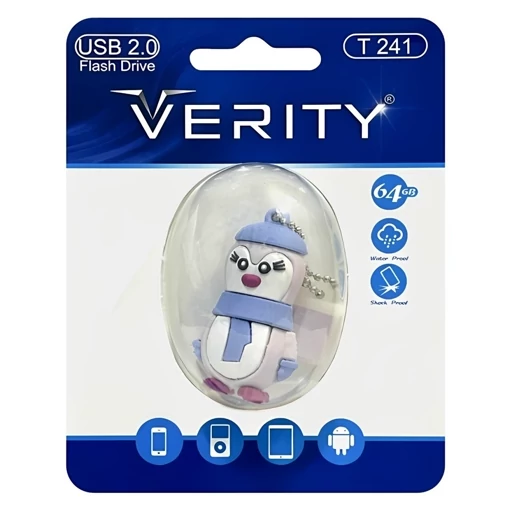 فلش VERITY عروسکی با پوشش سیلیکونی 64GB