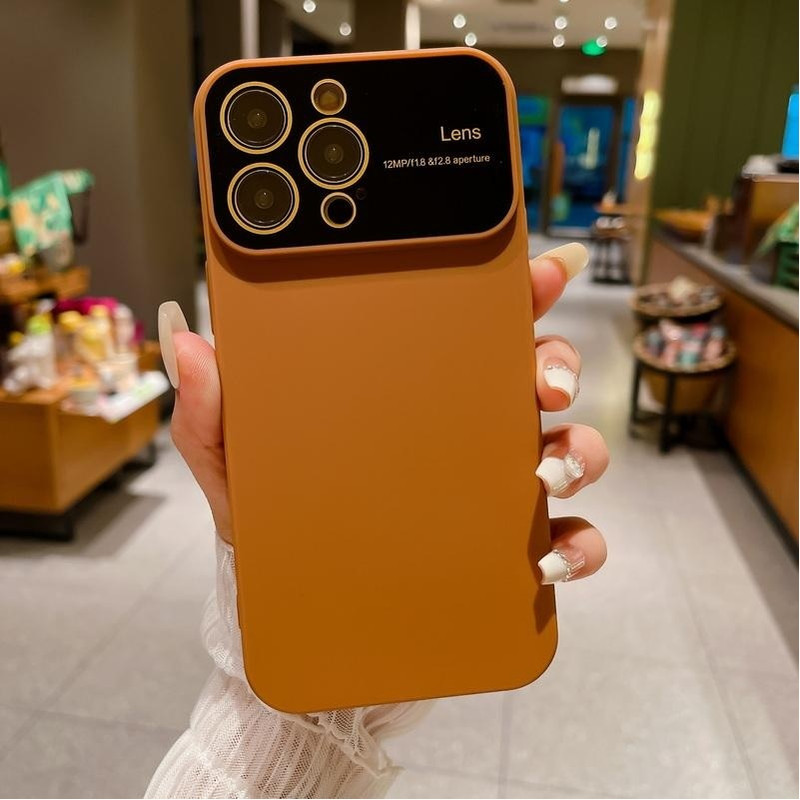 قاب Lens قهوه ای