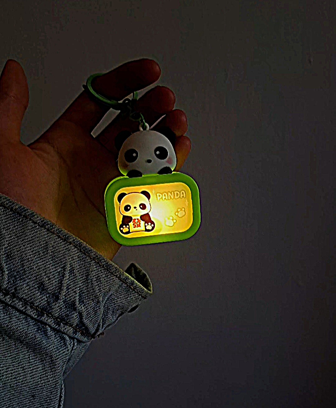 جاکلیدی PANDA چراغ دار💡