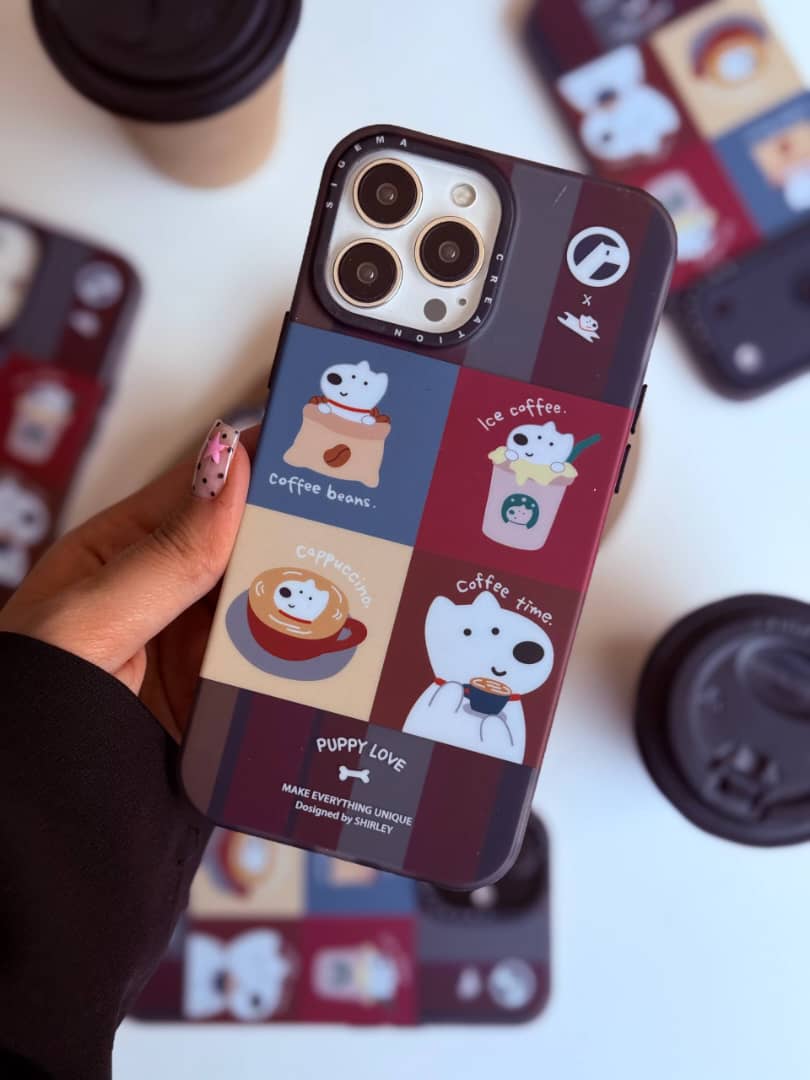 قاب موبایل Puppy Love Coffee🐶